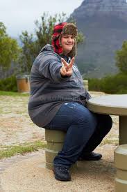 Image of caucasian, overweight ...