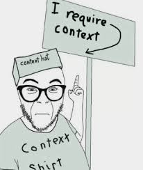 Contexto necesito contexto