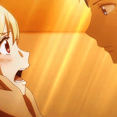 Anime kiss gif