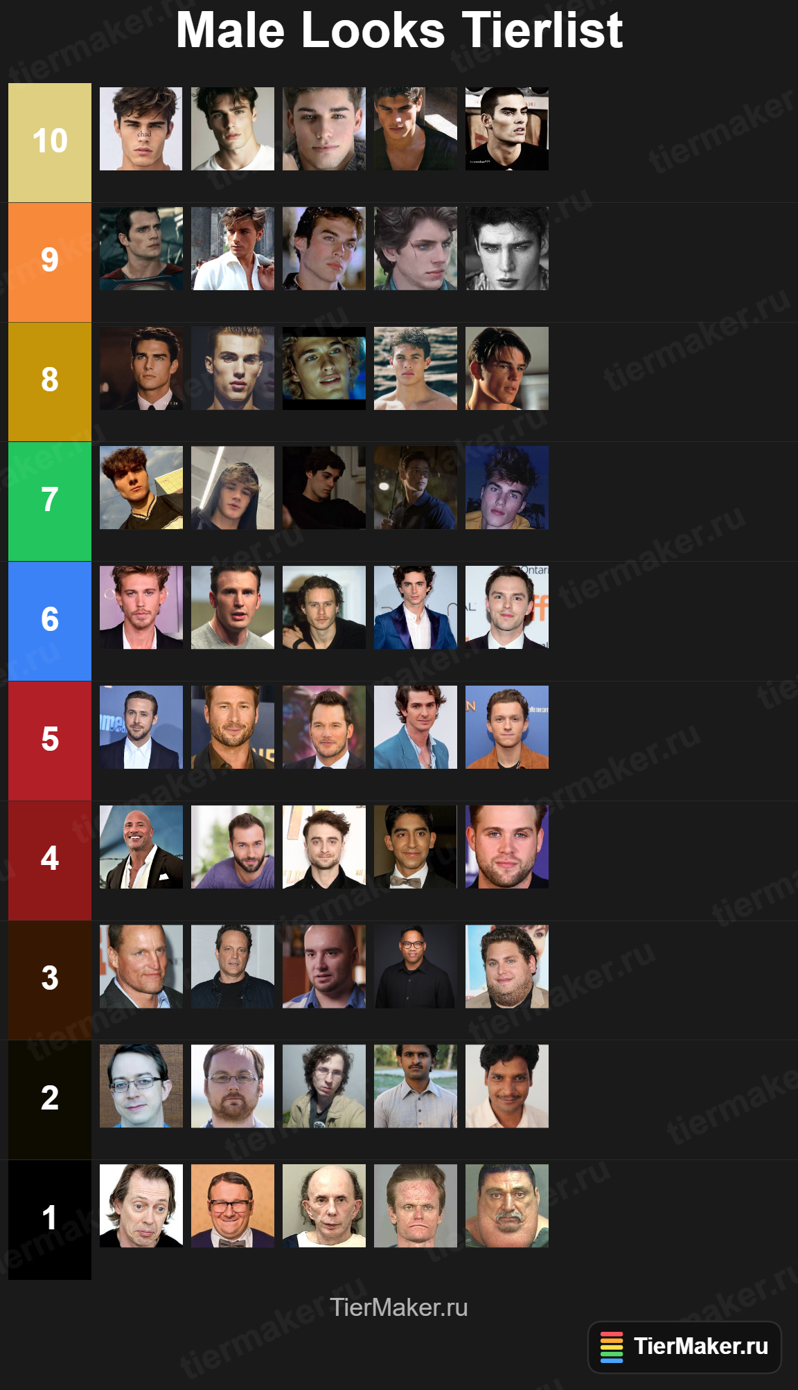 Tier list vertical xlarge
