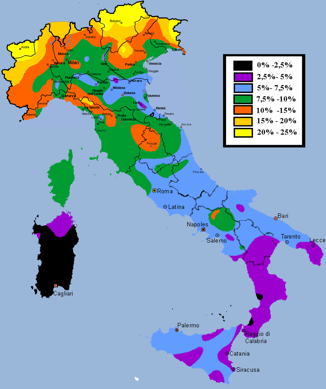 Percentage of blond hair in the italian regions 1197 1430 v0 0elSs46vHf BirB5CgtHmHa 2 G vMgP3