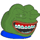 Pepe laughing pepe braces