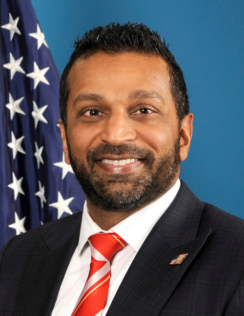 Kash Patel official ATF portrait