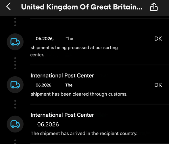 Cleared customs no problems