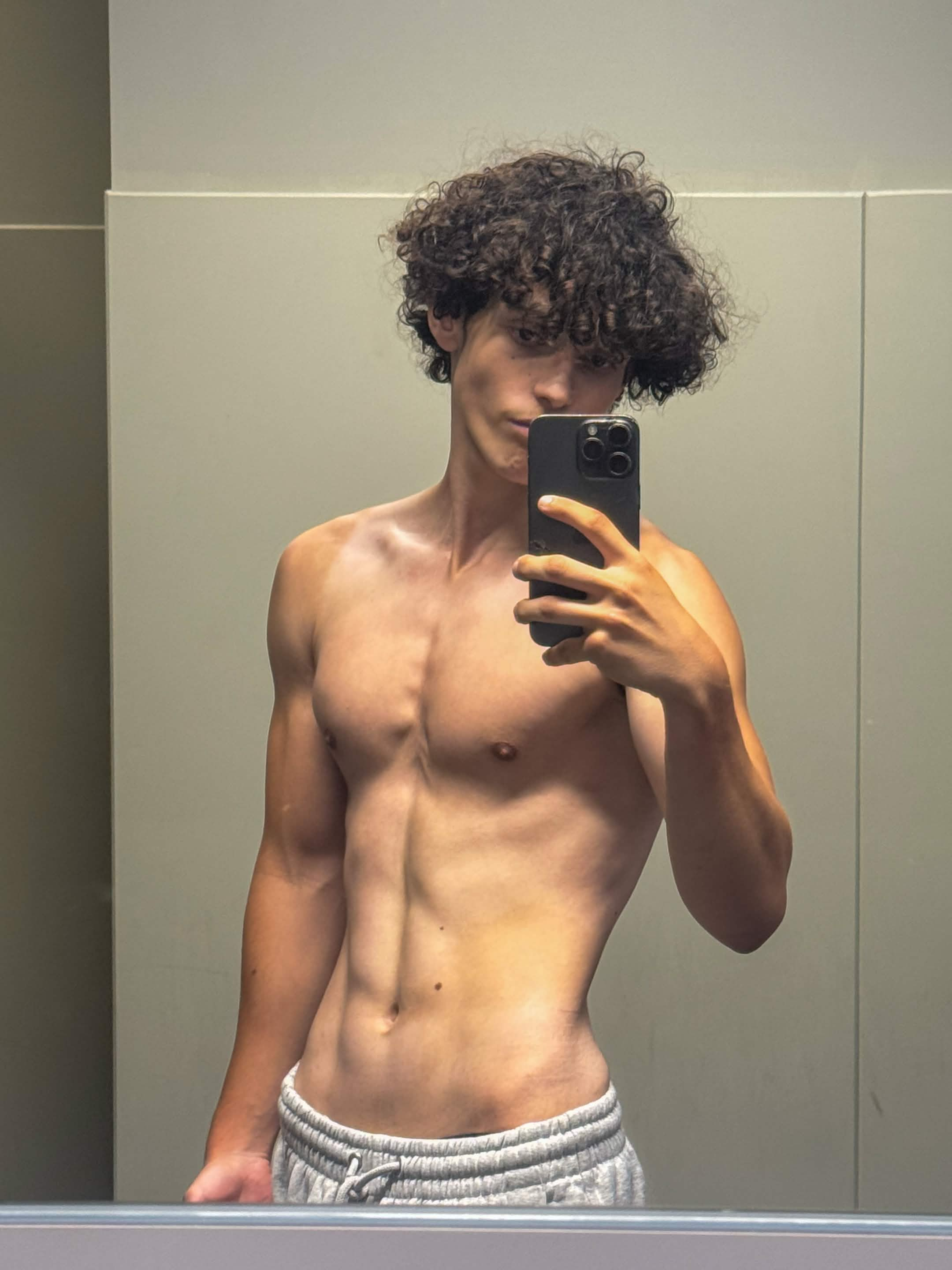 somewhat lean