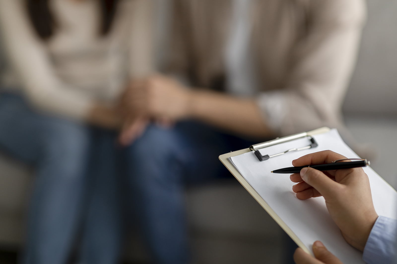 Bigstock Marital Counselor Taking Notes 442260368