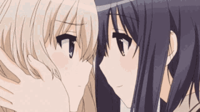 Nose kisses anime