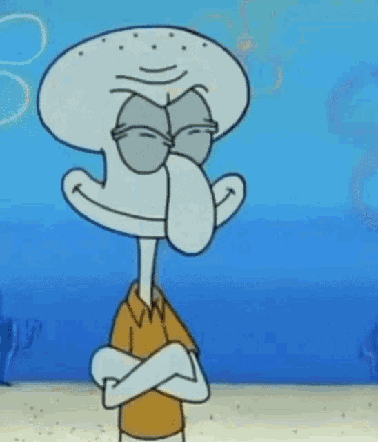 Squidward tonight glass break