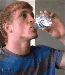 Midget bottle of water