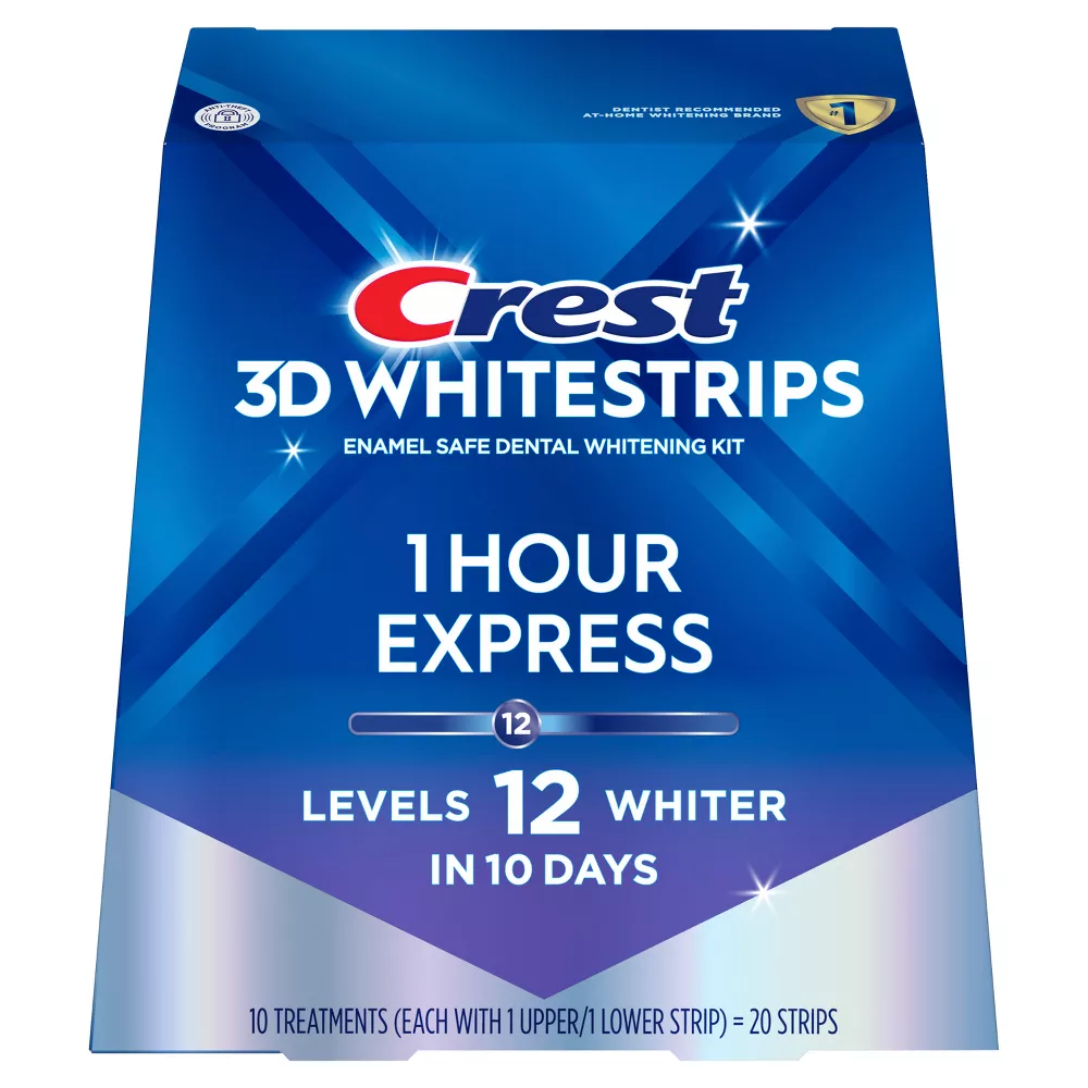 Crest 3D Whitestrips 1 Hour Express 1