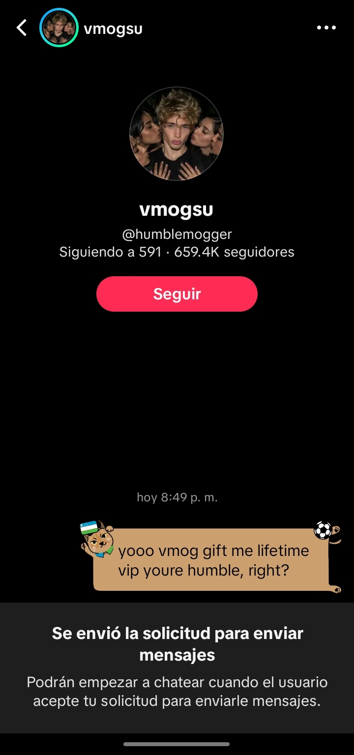 Screenshot 20260712 204957 com zhiliaoapp musically ChatShellActivity