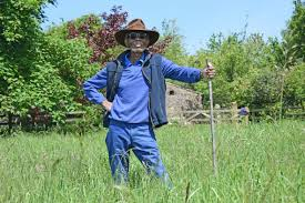 Farmer farming