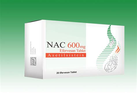 Nac 600 mg 20 efervesan tablet 8728