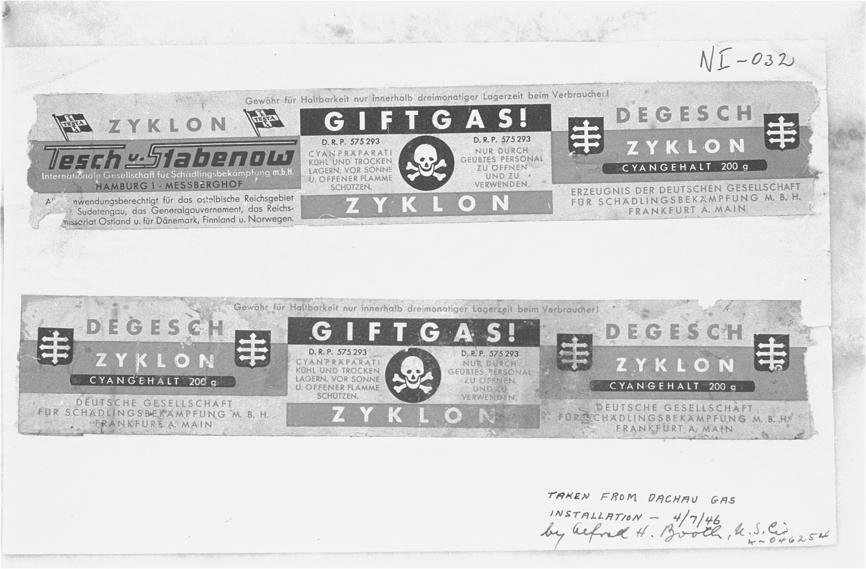 Zyklon B labels 3621733793