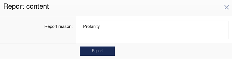Reportcontentprofanity