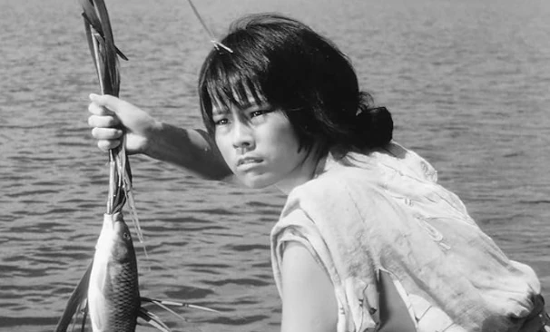 Woman with fish