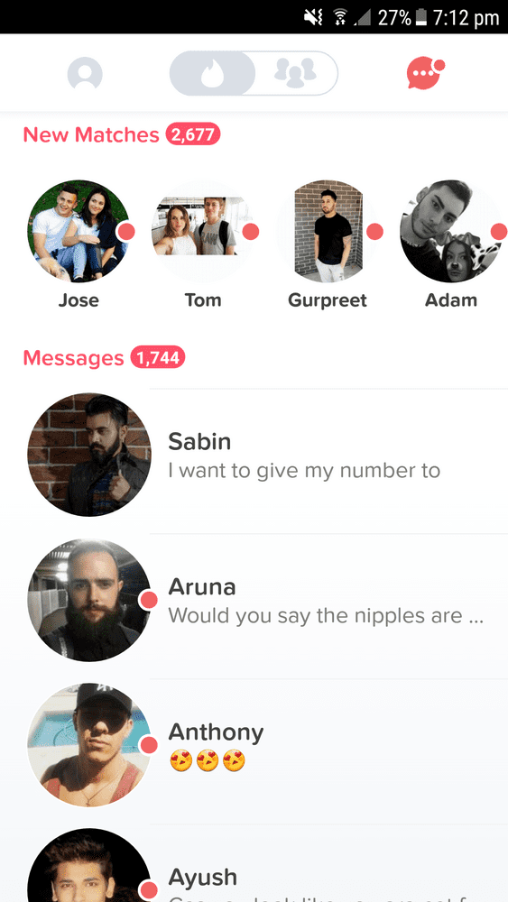 Tinder as female