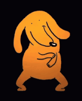 Cartoon dancing dog tiktok