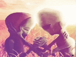 Aliens embracing