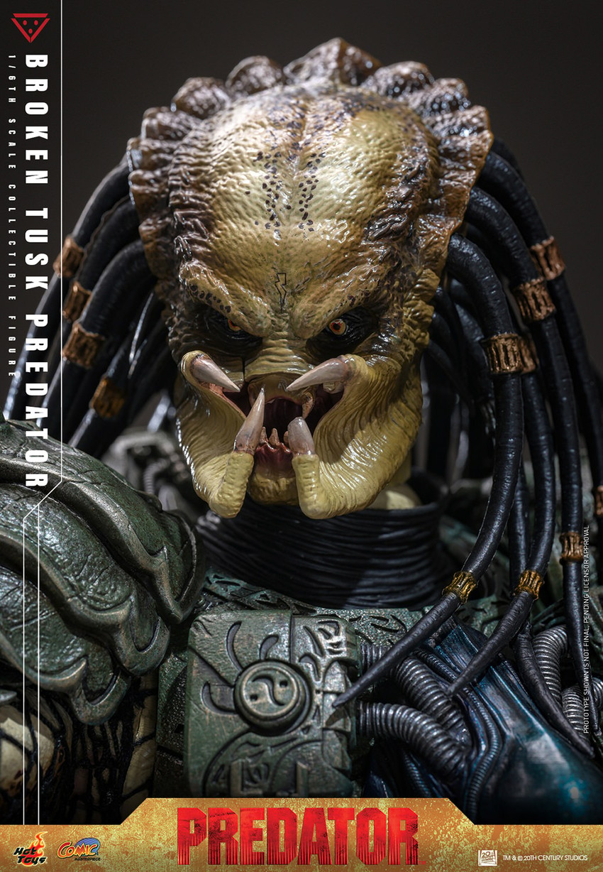 Hot toys alien vs predator broken tusk predator sixth scale figure gallery 68d2e6dfcbee9