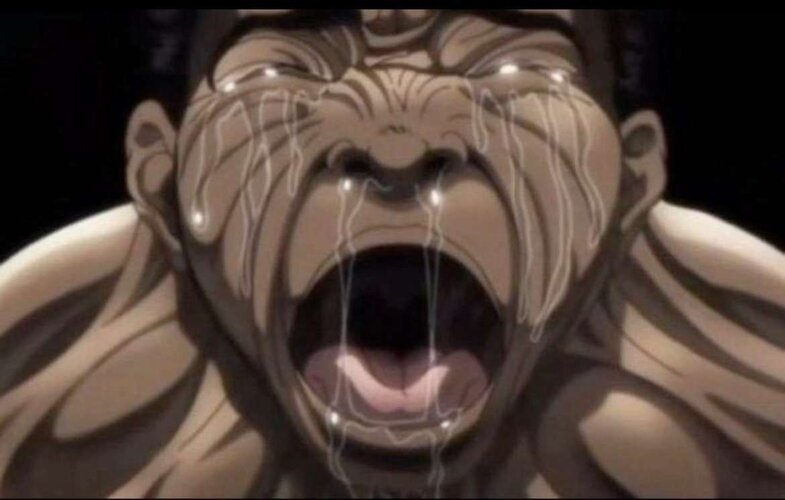 Crying sad baki