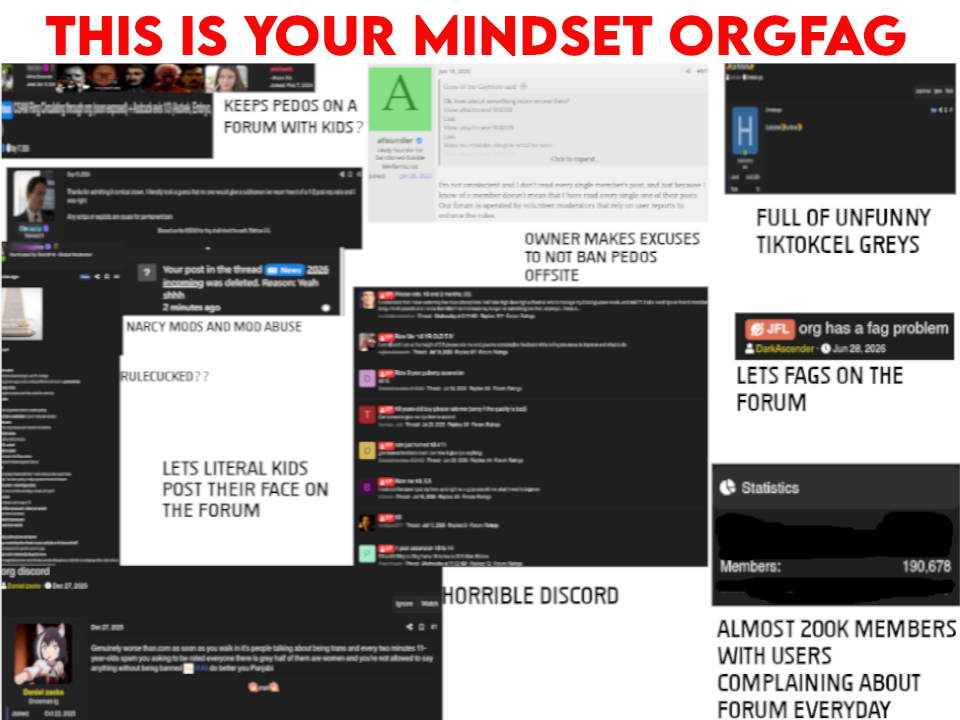 This is your mindset orgfag