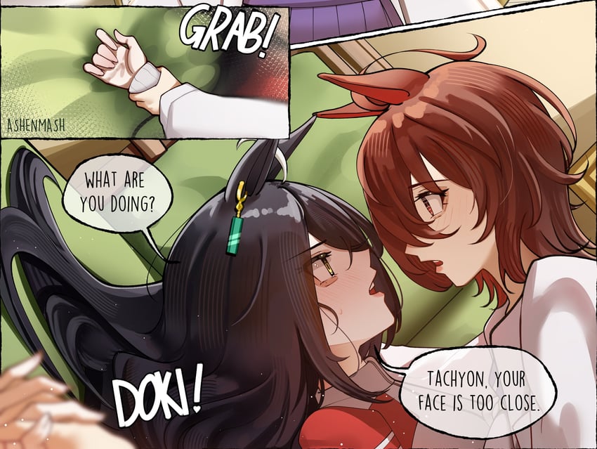   agnes tachyon and manhattan cafe umamusume drawn by ashenmash  sample a51f39fbcb80933c3a203b