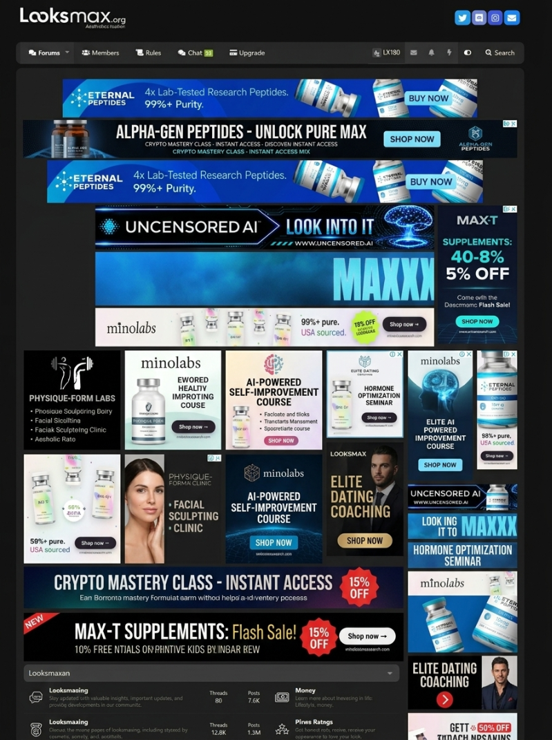 Looksmax ads