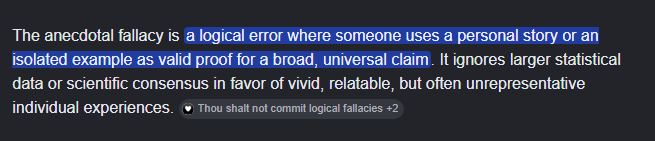 Anecdotal