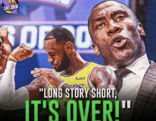 Its over it is over