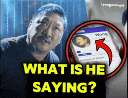 What is he saying