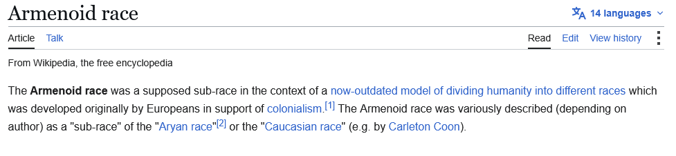 Armenians are Aryan