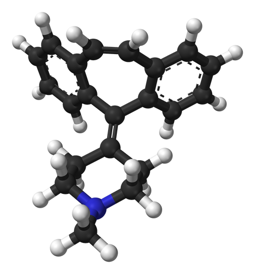 Cyproheptadine Spartan PM3 3D balls