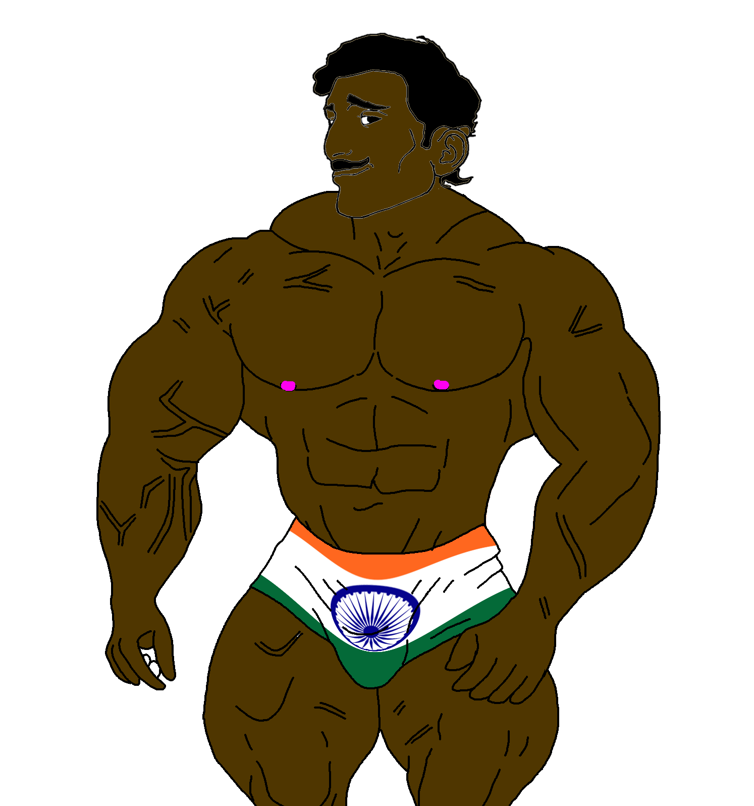 155006   soyboorucom   black skin brown skin buff india india indian jeet muscles nigger paje