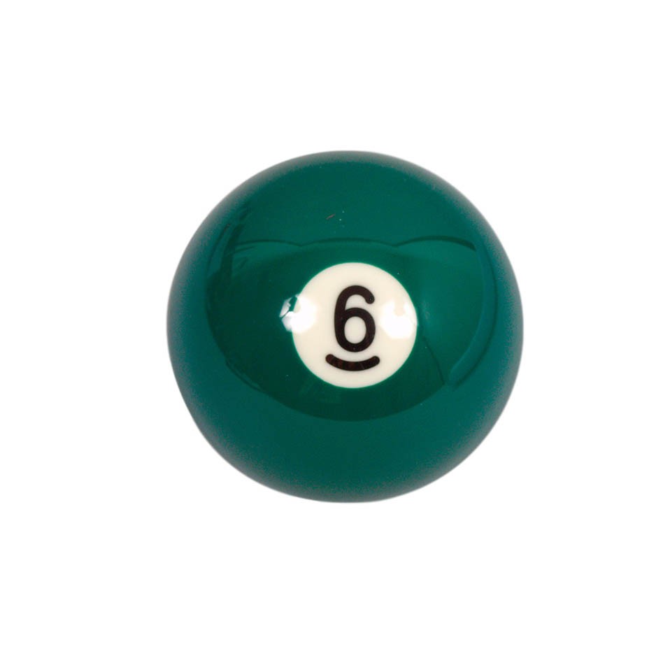 Bille verte n6 pour billard americain