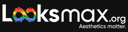 Looksmax logo lgbt flag
