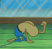 Hit floor spongebob