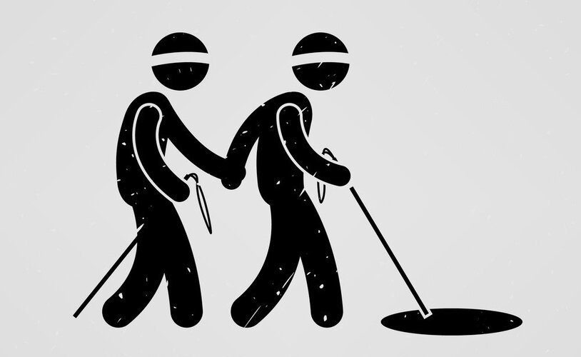 Blind leading the blind