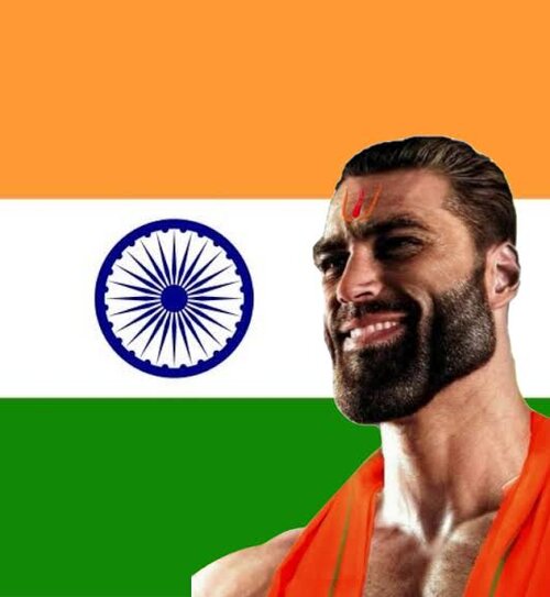 212798   soyboorucom   beard flag flag background gigachad india india indian nas focus pajeet