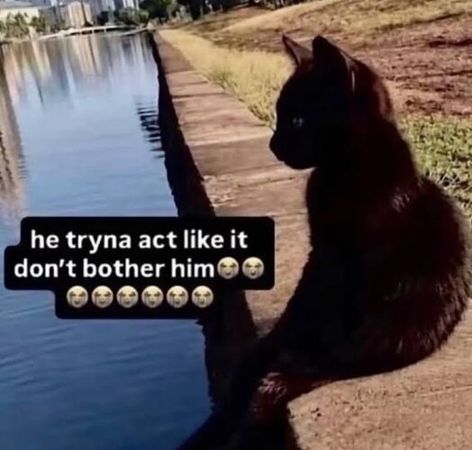 He tryna act