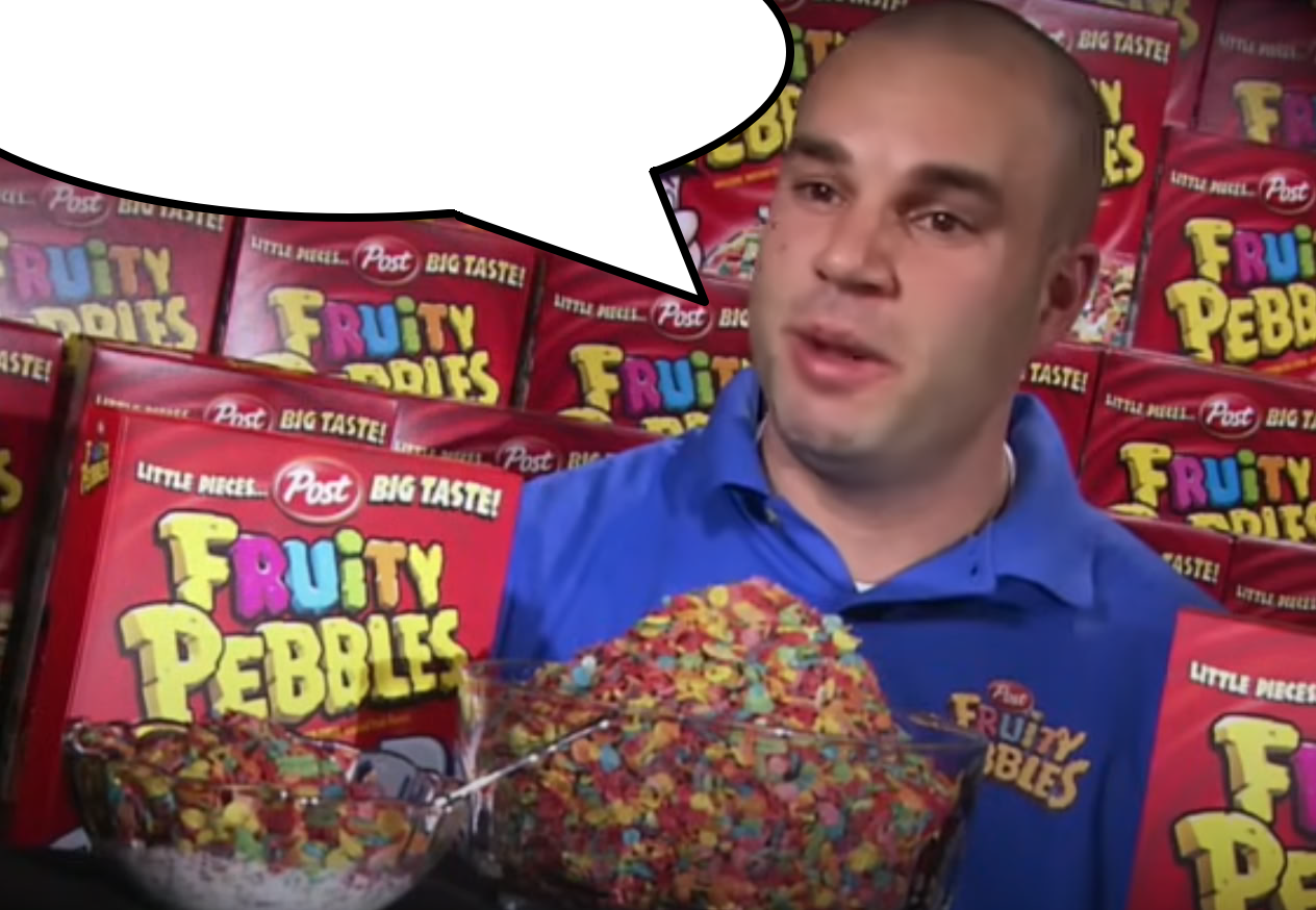 Fruity pebbles amerilard quote